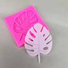 BK1091 листья аромат гипсовая форма силиконовая форма для шоколада плесень