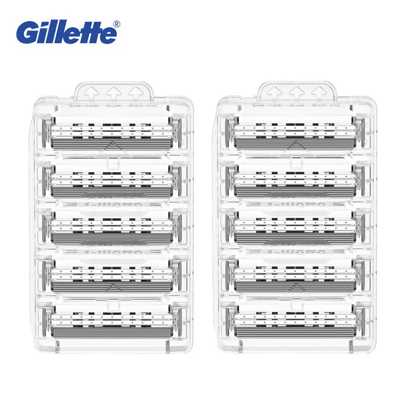 Gillette Sensor Excel Shaving Razor Blades Refills,For Men