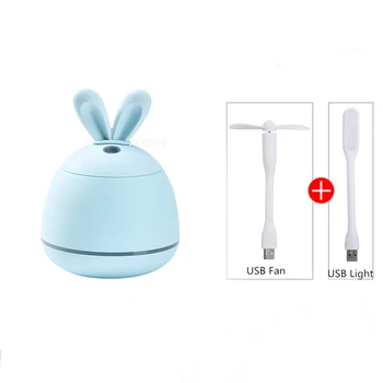 

Sprouting rabbit3 in1200ML USB Rabbit Air Humidifier Ultrasonic Cool-Mist Adorable Mini Aroma Humidifier With LED Light Fan for
