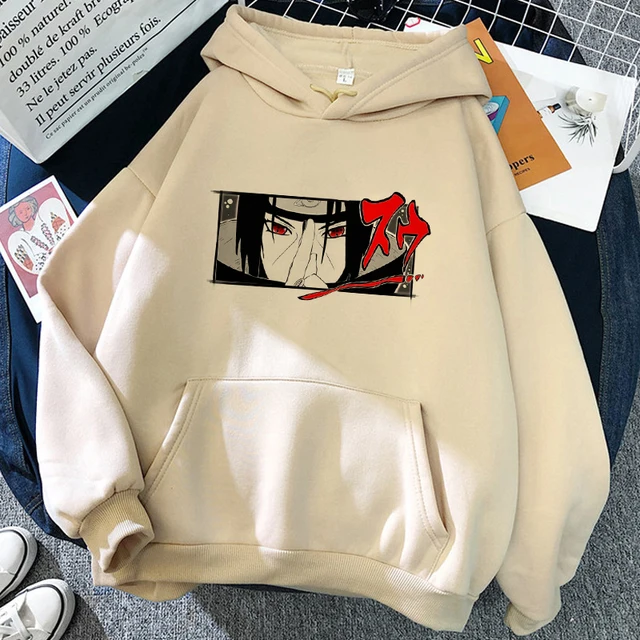 Japanese Anime Cool Akatsuki Hoodies Women Funny Cartoon Graphic Hoodie Harajuku Oversized Sweatshirt Pullover Unisex Beige14