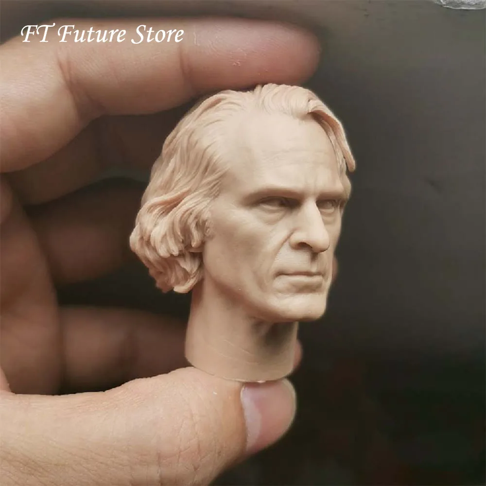 Custom 1//6 Unpainted Male Head Sculpture Carving Model PVC for 12/" Figure Action
