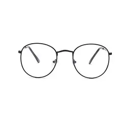 2019 новые модные женские классические Золотое металлическое обрамление очки мужской классический винтажный стиль очки для коррекции
