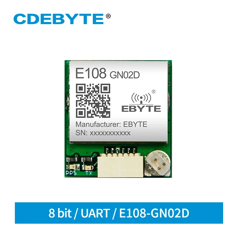 Módulo inalámbrico de posicionamiento de articulación multimodo, E108-GN02D, 10Hz, BDS/GPS/GLONASS/GALILEO/QZSS/SBAS