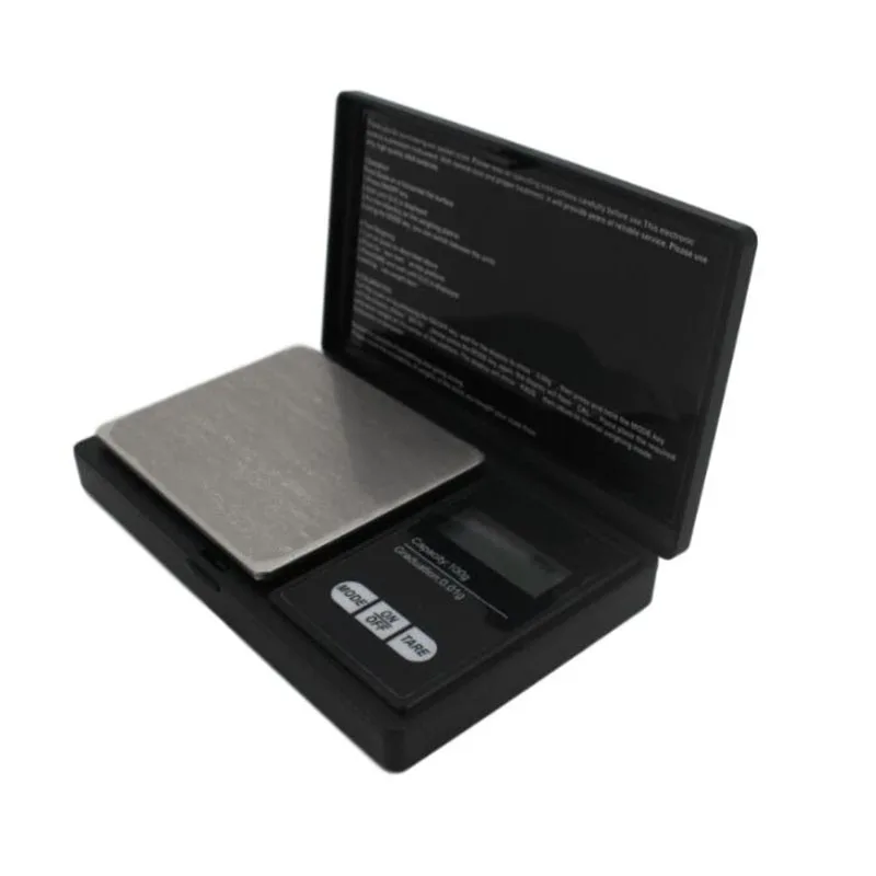 정밀 LCD 포켓 전자 디지털 체중계, 주방 쥬얼리 약물 그램 무게추 밸런스, 100g, 200g, 300g, 500g, 1000g x 0.01g, 0.1g