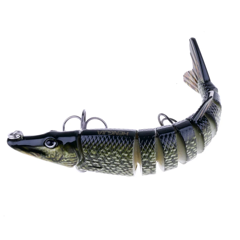 6pc 20g Mutil Jointed Segment Lure Fishing Swim Bait Minnow Wobbler Perch Catfish Artificial Crankbait Pesca Pike Fishing Tackle