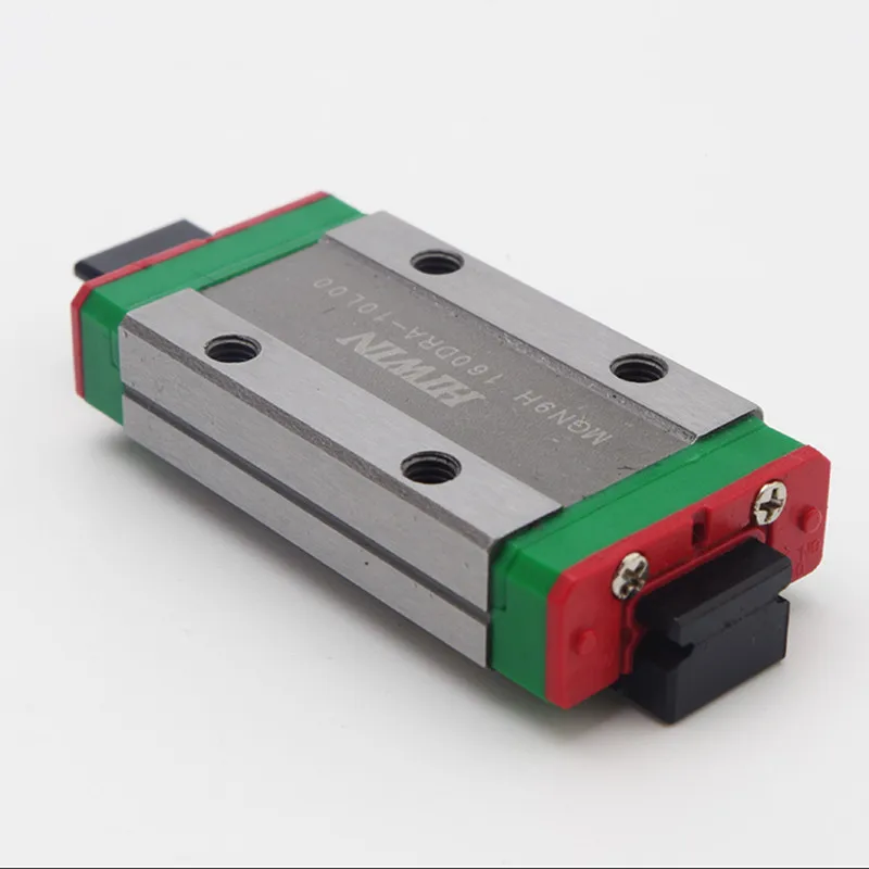 2 Stück Hiwin Linearführung MGN9 150 200 250 300 330 350 400 450 500 550 mm MGNR9C Schiene + 4 Stück MGN9C- oder MGN9H-Blockwagen – Detail 5