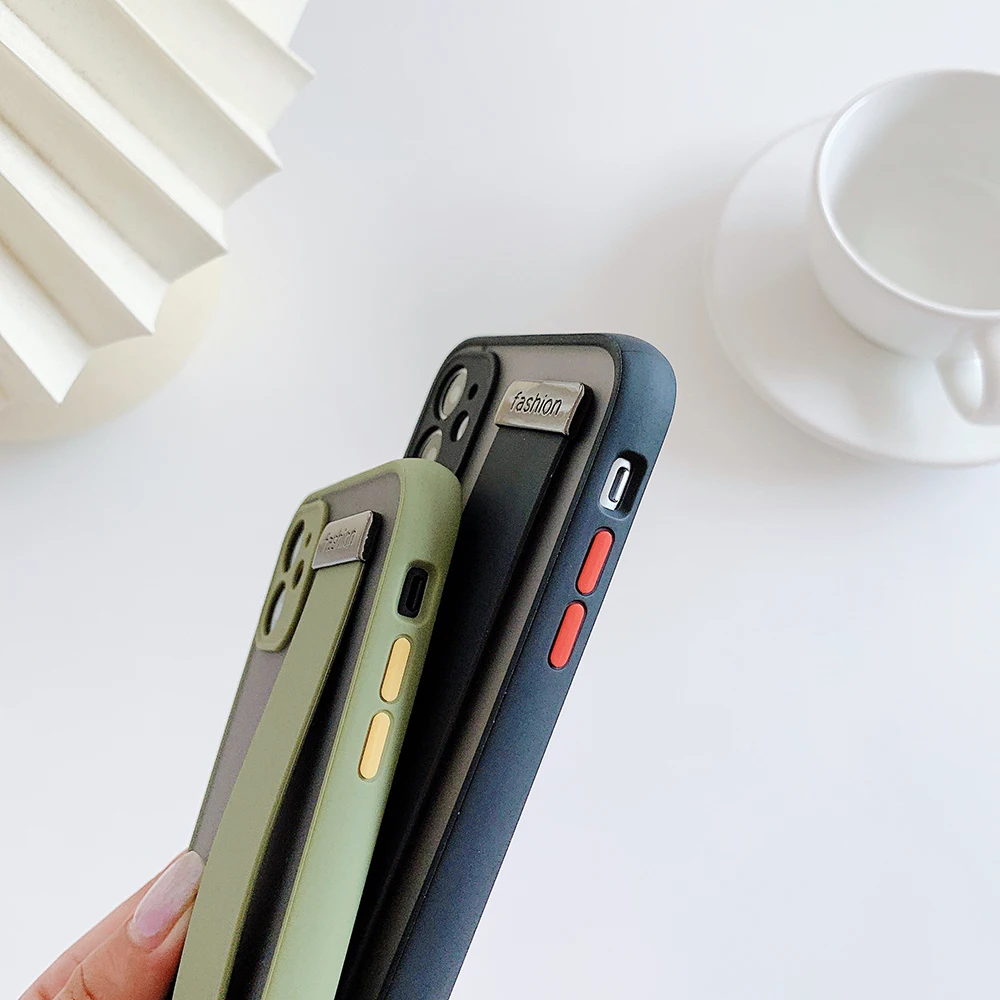 Чехол для iPhone 12 Mini 11 Pro Max XR XS 7 8 Plus SE 2020 Защитные чехлы камеры карамельные цвета