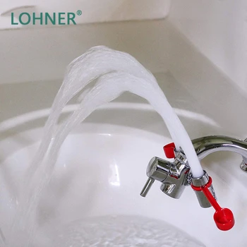 

Lohner New Basin Faucets Water Taps Mounted Emergency Eyewash Faucet Wall Mount Eye Wash Station Washer Double Mouth