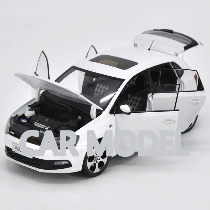 1:18 Масштаб сплава игрушечные транспортные средства VW P0L0 GTI 2013 модель автомобиля Детские игрушечные машинки оригинальные аутентичные Детские игрушки