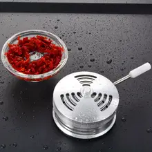 Серебряный алюминиевый сплав держатель угля для кальяна Cachimba трубка для кальяна теплохранитель Tabac Chicha Sisha Narguile аксессуары для чаши