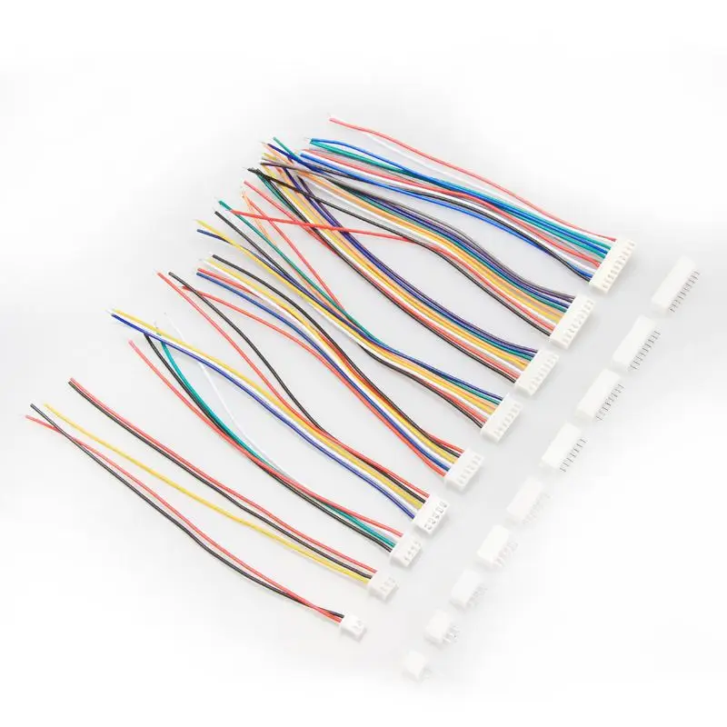10Pcs DIY Mini Micro JST XH2.54mm Connector Terminal Plug with Cable Wire 24AWG 15cm for RC Model Battery Receiver | Игрушки и хобби