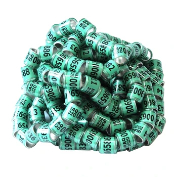 

100x 8mm Personal Racing Pigeon Ring For Leg Bands with Name Year Region