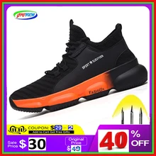 Осенняя легкая дышащая и дезодорирующая Мужская обувь; износостойкая защитная обувь с защитой от разбивания; неубиваемая Рабочая обувь