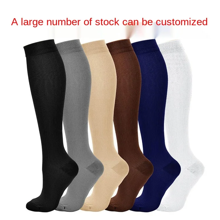 

6 Pairs Per Set Compression Socks Suitable for Men and Women Running Sports Travel Compression Socks Multi-Color