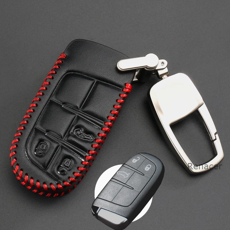 Новинка 2019 чехол для автомобильного ключа из натуральной кожи Fiat Freemont|car key case