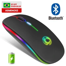 Беспроводной Мышь RGB Bluetooth компьютер Мышь игровые тихие Перезаряжаемые эргономичная мышь с светодиодный подсветкой USB мышь для ПК, ноутбука, Беспроводной Мышь RGB Bluetooth компьютер Мышь игровые тихие Перезаряжаемые эргономичная мышь с светодиодный подсветкой USB мышь для ПК, ноутбука,