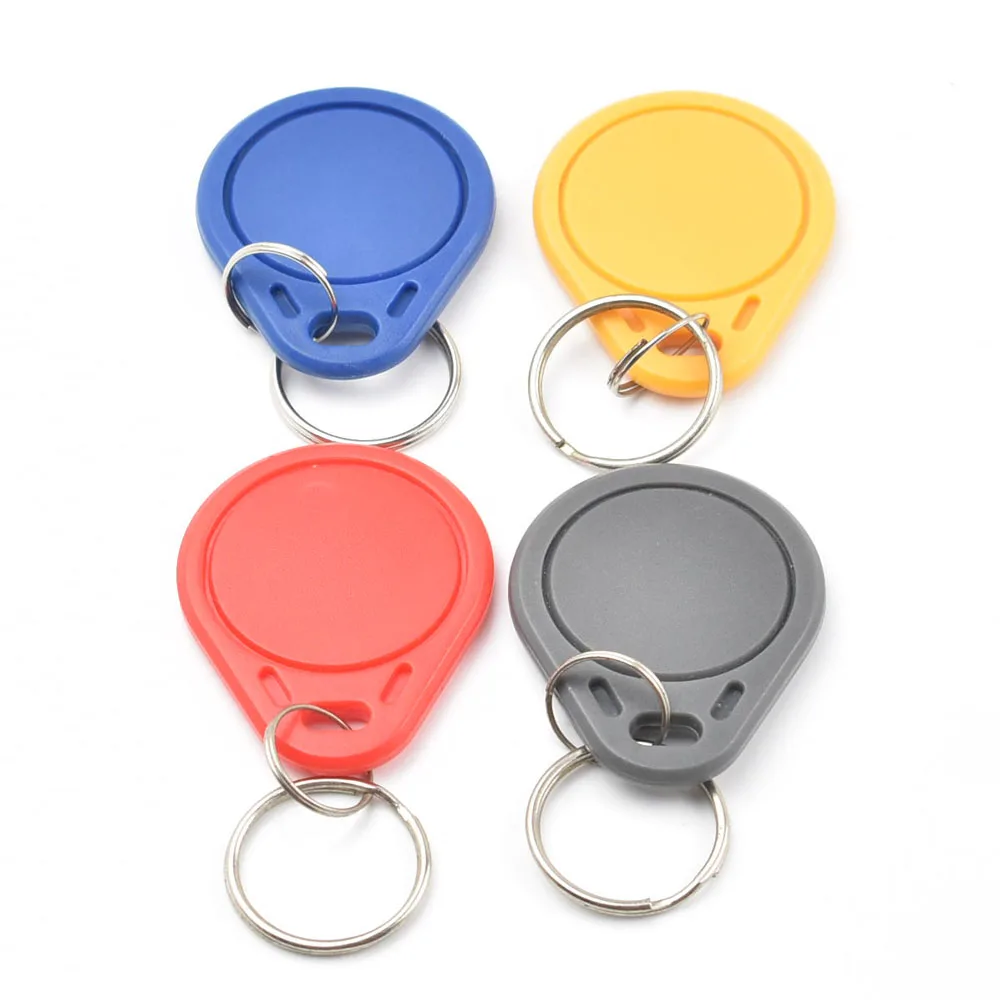 5pcs RFID Key Fobs 13.56MHz Proximity NFC 215 Tags Keyfob Tag for all NFC Products 125 134 2khz rfid animal tags long distance rfid iso11784 11785 tag reader rs232 485 3 tags for test