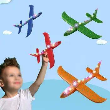 

Hand Throw Flying Glider Planes Foam Aircraft Model EPP Resistant Breakout Aircraft Party Game Children Outdoor Fun Gift Toys