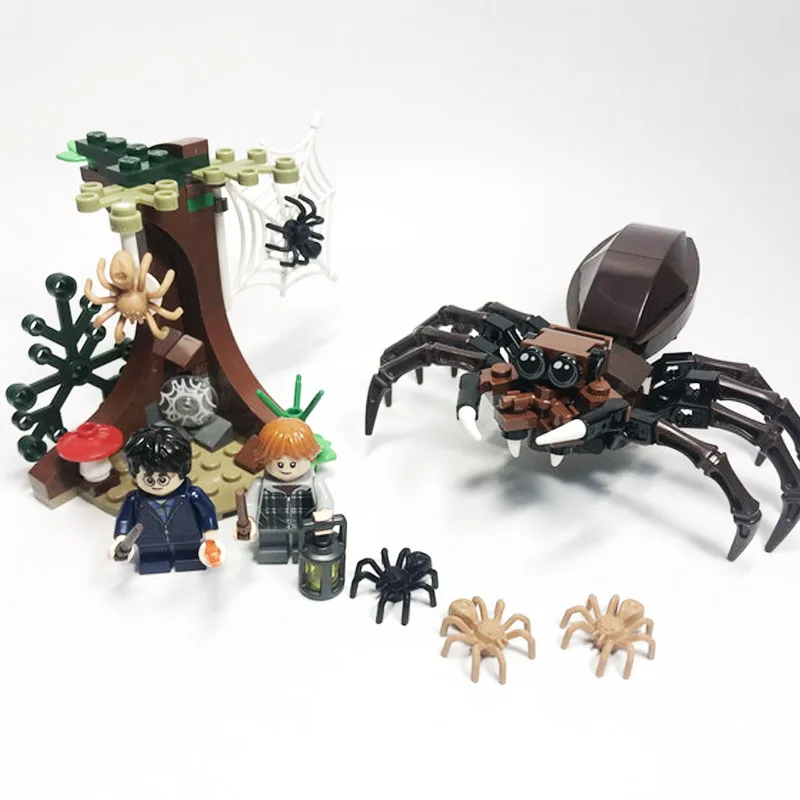 

16058 11003 Potter Movie Series Fantastic Beasts Magic Forest Aragog's Lair Building Blocks 169pcs Brick Toys Gift 75950