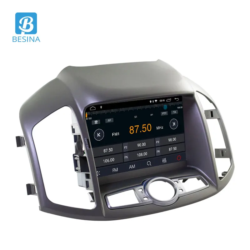 Besina Android 9,0 автомобильный dvd-плеер для Chevrolet Captiva 2006- Мультимедиа gps Навигация стерео 2Din автомобильное радио wifi автоаудио