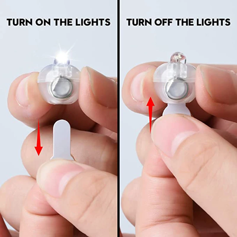 Mini Balloon Light Bulbs 10PCS for Party Wedding Holiday Decoration