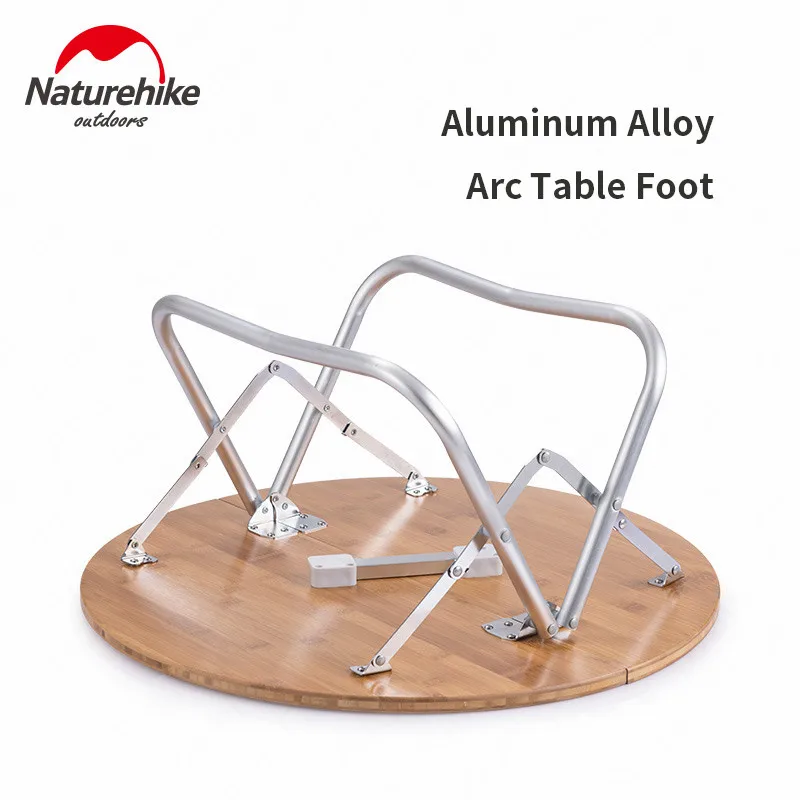  Naturehike Portable Folding Round Table Outdoor Camping Picnic Simple Bamboo Round Tables Phyllosta