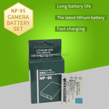 

NP-95 NP95 1800mAh Li-ion Digital Camera Battery for Fujifilm FinePix F30 F31fd Real 3D W1 X-S1 X100 X100s NP 95