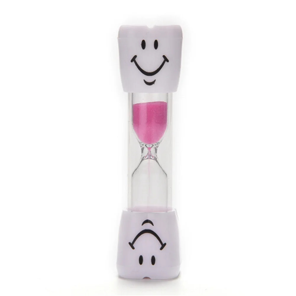 1 шт. горячая Распродажа зубная щетка минутная улыбка песочный таймер для чистки детских зубов песочные часы - Цвет: PK
