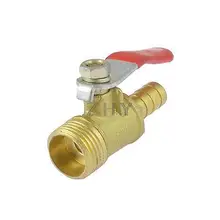 3/" PT наружная резьба до 8 мм рычаг шланга ручка латунный шаровой клапан
