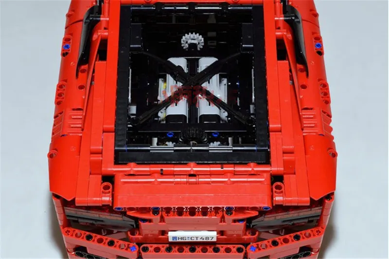 Техническая серия Audi Super Sports Car R8 Technic MOCs 4463 наборы моделей строительные блоки