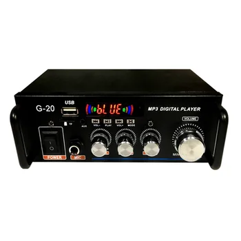 

Mini CSC8210 Smart Digital MP3 HiFi Stereo USB Audio FM Radio Bluetooth Home Class D Power Amplifier With Remote Control TF