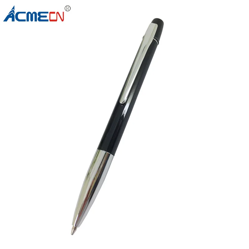 

ACMECN Cute Mini Black Ball Pen with Crystal Twist Slim Mechanical Ballpoint Pens for Christmas Gifts