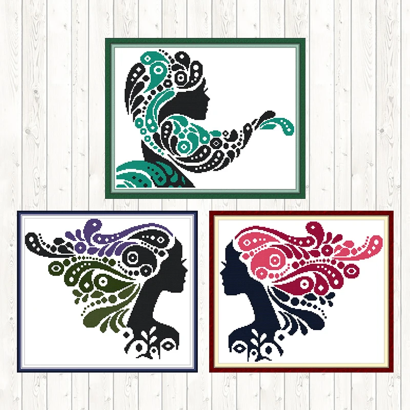 Chinese Cross Stitch Embroidery Kit 14CT Aida Fabric Cross Stitch for Needlework 11CT Counted Printed Canvas DIY Art Home Decor