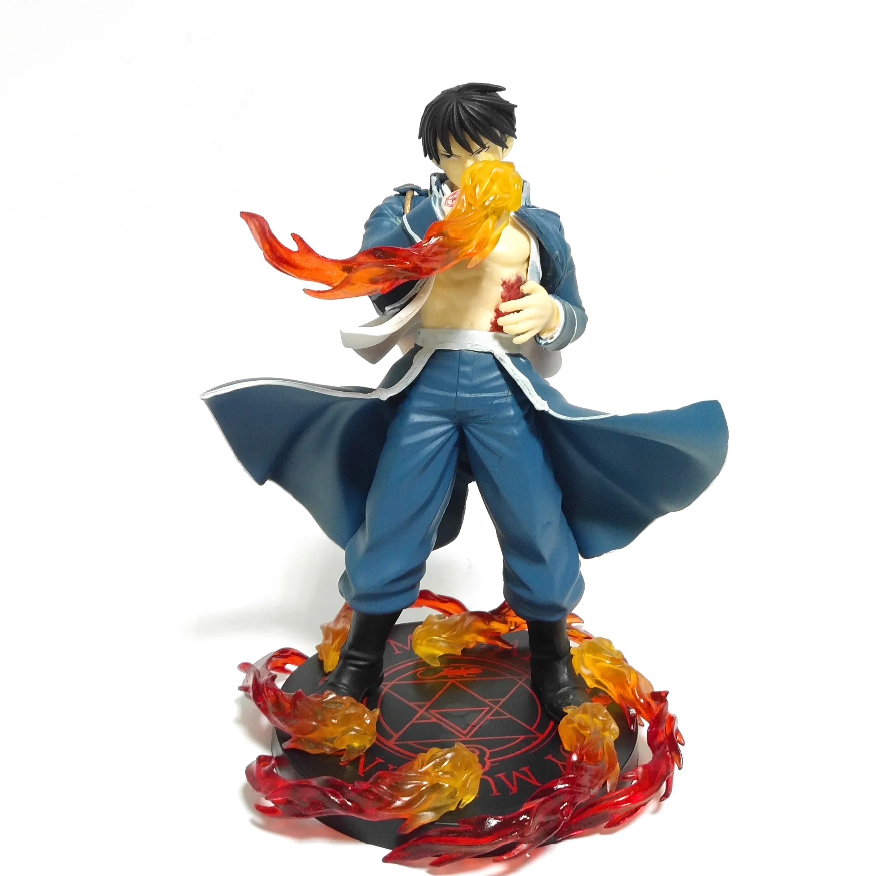 

Fullmetal Alchemist Roy Mustang PVC Action Figure Fire Scene Model Toy Anime Fullmetal Alchemist Figurine Roy Diorama Toys