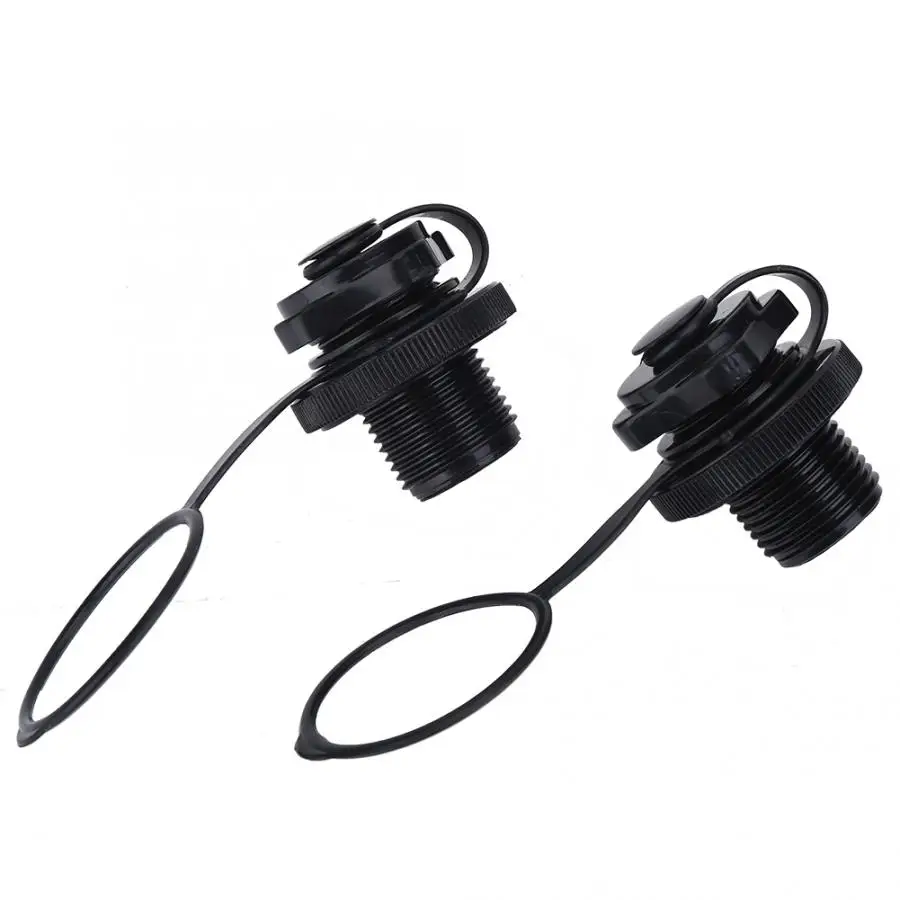 2pcs Replacement Screw Air Valve for Inflatable Rubber Dinghy Raft Pool Boat Boston Valve