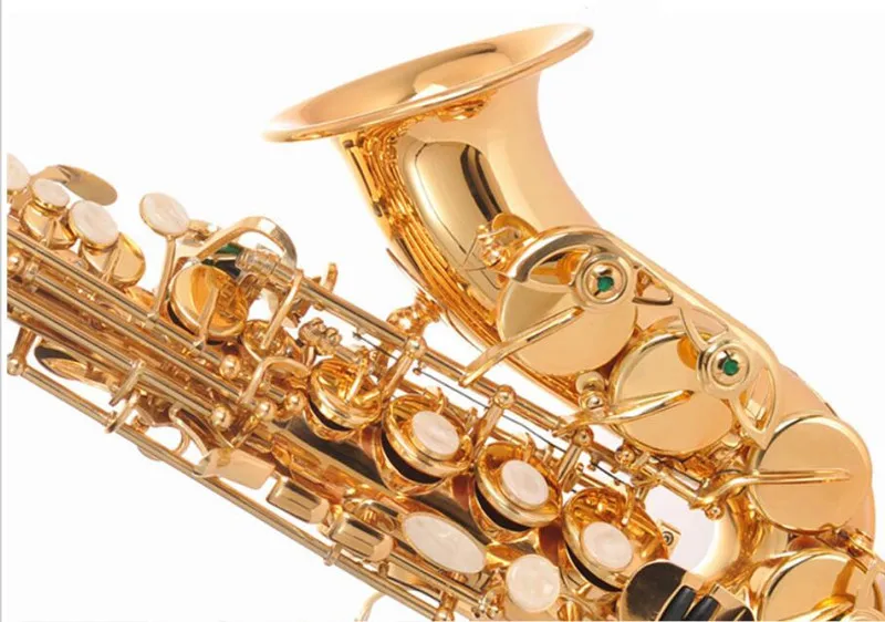 Сопрано изогнутый саксофон b-тон музыкальный инструмент супер том для детей и взрослых игры сопрано саксофон