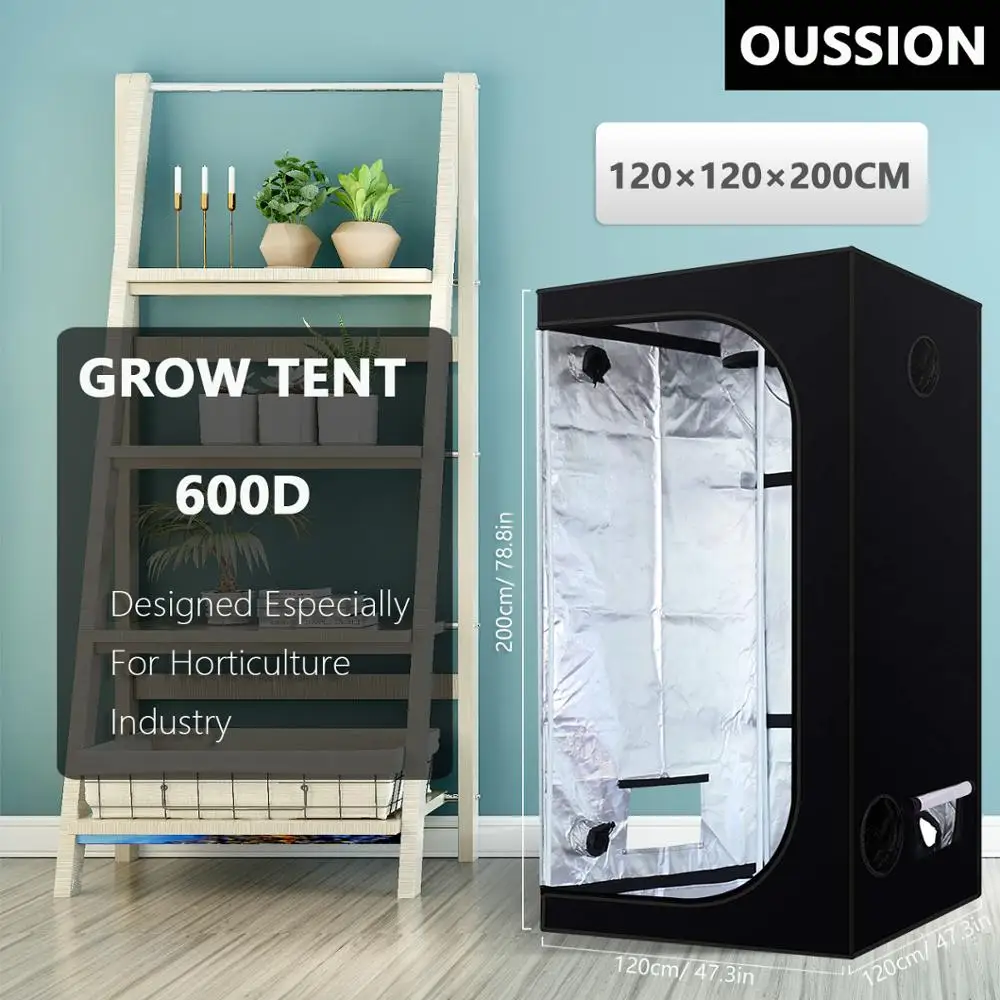 120*120*200CM Plant Grow Tent Grow Box Indoor Grow Room Home Reflective  Mylar For Hydroponics Greenhouse Oxford Plant Light Tent|Growing Tents| -  AliExpress