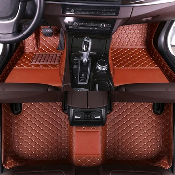 

WLMWL Car Floor Mats For Dodge caliber journey all models caravan aittitude car styling accessories LOGO custom floor mats