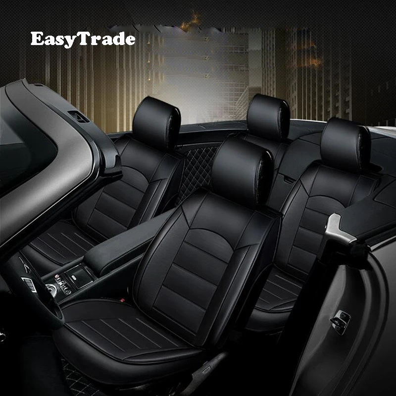 

Universal PU Leather Car Seat Cover Front Back Bucket Seat Cover 5 Seats Cushion Car Styling Accessories