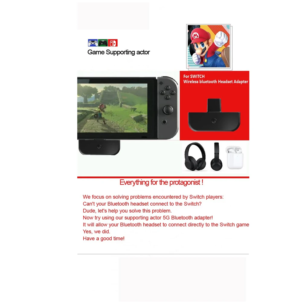 Беспроводной Bluetooth 2,1 Аудио Walkie Talkie USB трансивер приемник с гарнитурой для Nintendo Switch NS PRO 24 Мбит/с Тип-c адаптер для ПК