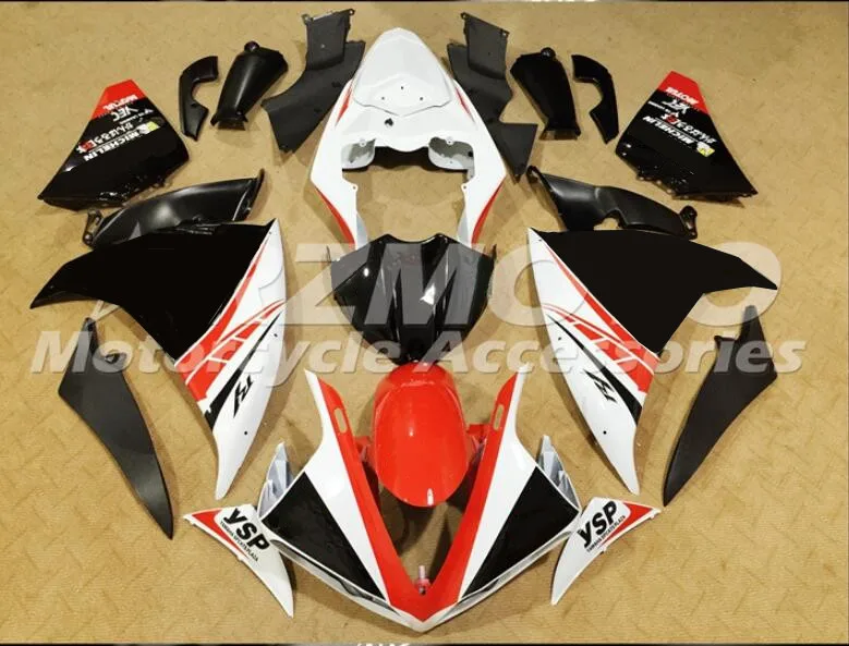 ABS форма мотоцикла Обтекатели подходят для Yamaha YZF-1000-R1 2009 2010 2011 09 10 11 обтекатель кузова набор на заказ Красный Белый Черный