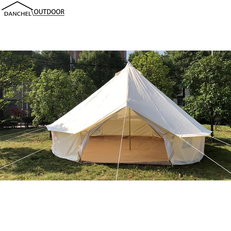 DANCHEL OUTDOOR Белый цвет Оксфорд Белл палатка с плитой куртка на стене/Кемпинг