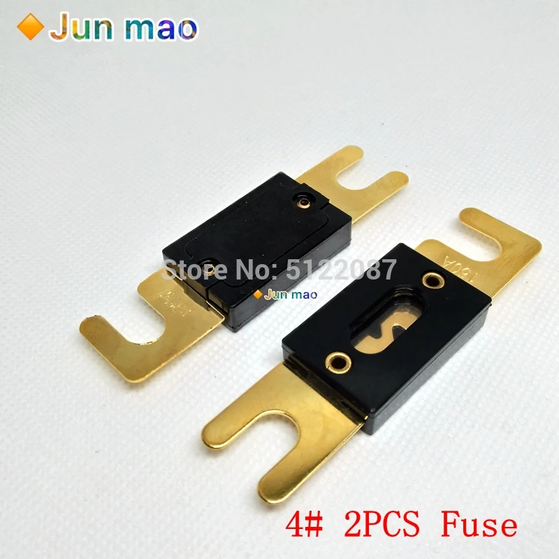 Fuse Holder ANL Bolt-on Automotive Holders Fusible Link with 40A 60A 80A 100A 200A 250A 300A Fuses AMP
