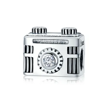 

Qikaola Authentic 100% 925 Sterling Silver Popular Vintage Camera Memory Box Charm fit Charm Bracelet Bangle DIY Jewelry C516