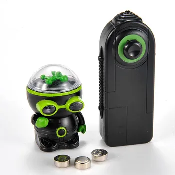 

[Funny] High-tech unique Remote control Infrared RC ET Robot Electronic Toys Mechanical UFO flash and music aliens model toy