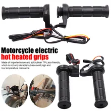 Авто черный 7/" motos мотоцикл руль электрический горячий Подогрев рукоятки «Грипсы» нагреватель ручек manillar motocicleta горячая распродажа