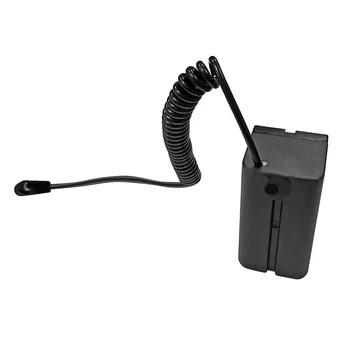 

NP-F750 Dummy Battery DC Coupler Connector Spring Cable Battery Replacement for Monitor External Power for Viltrox Aitus Monitor