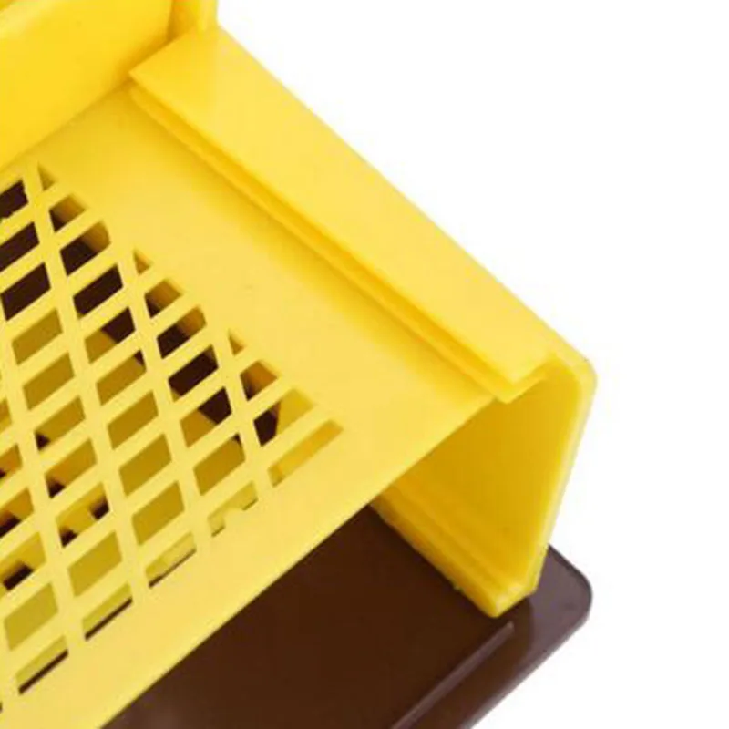 

Tools Pollen Collector Yellow Beehive Assembly Removable Container Trap Plastic For apiculture Useful