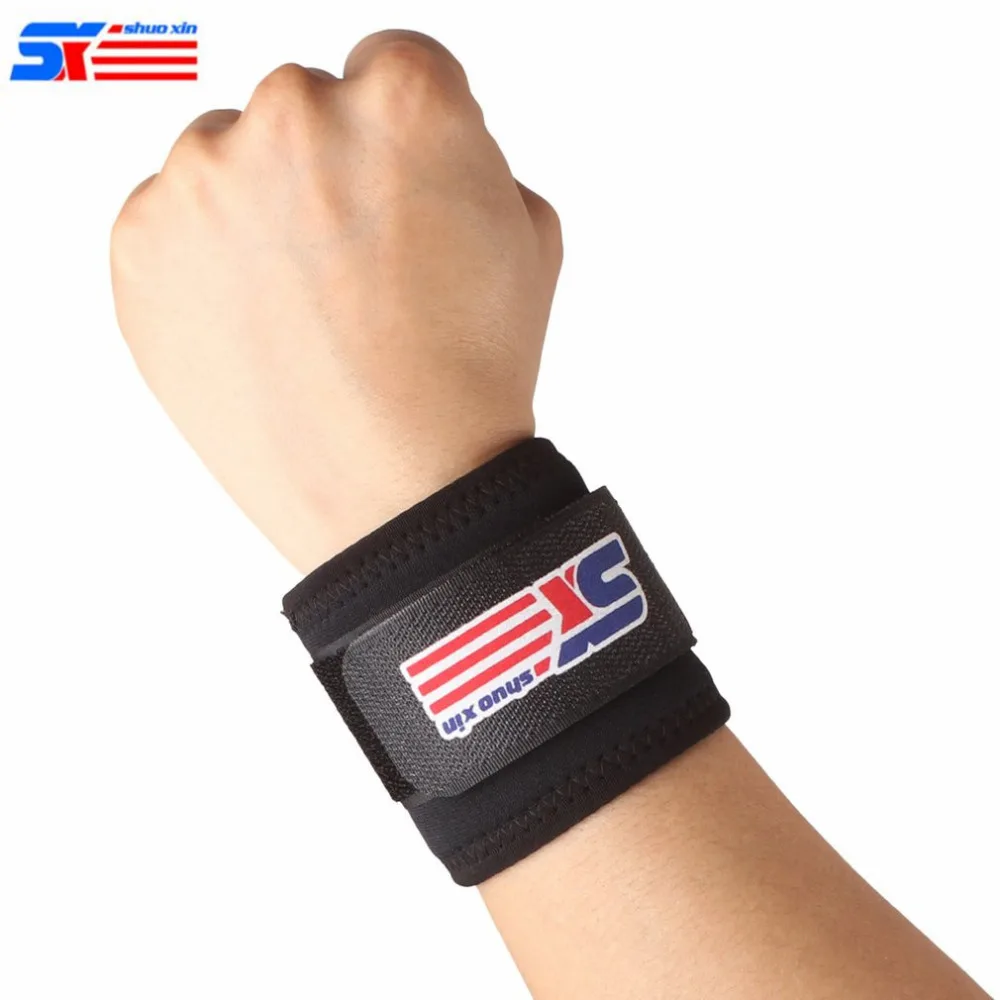 

SX501 Classic Sports Elastic Stretchy Wrist Joint Brace Support Wrap Band Injury Protectors Guard For Wrist