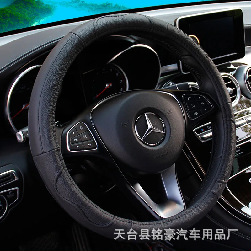 

Great Wall Hover Steering Wheel Cover Genuine Leather Harvard H6h5h4h8h7h9h1m6m2h2s Four Seasons Car Grip Cover